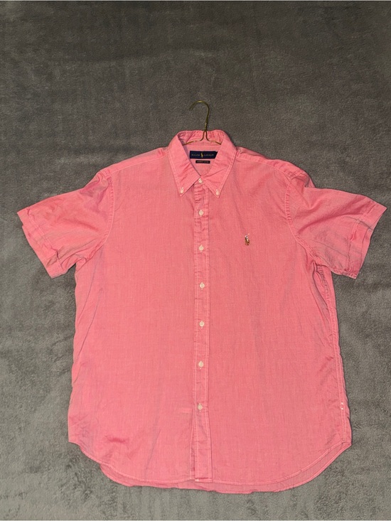 Ralph Lauren Other - Ralph Lauren Pink Short-Sleeve Button-Down Oxford Shirt